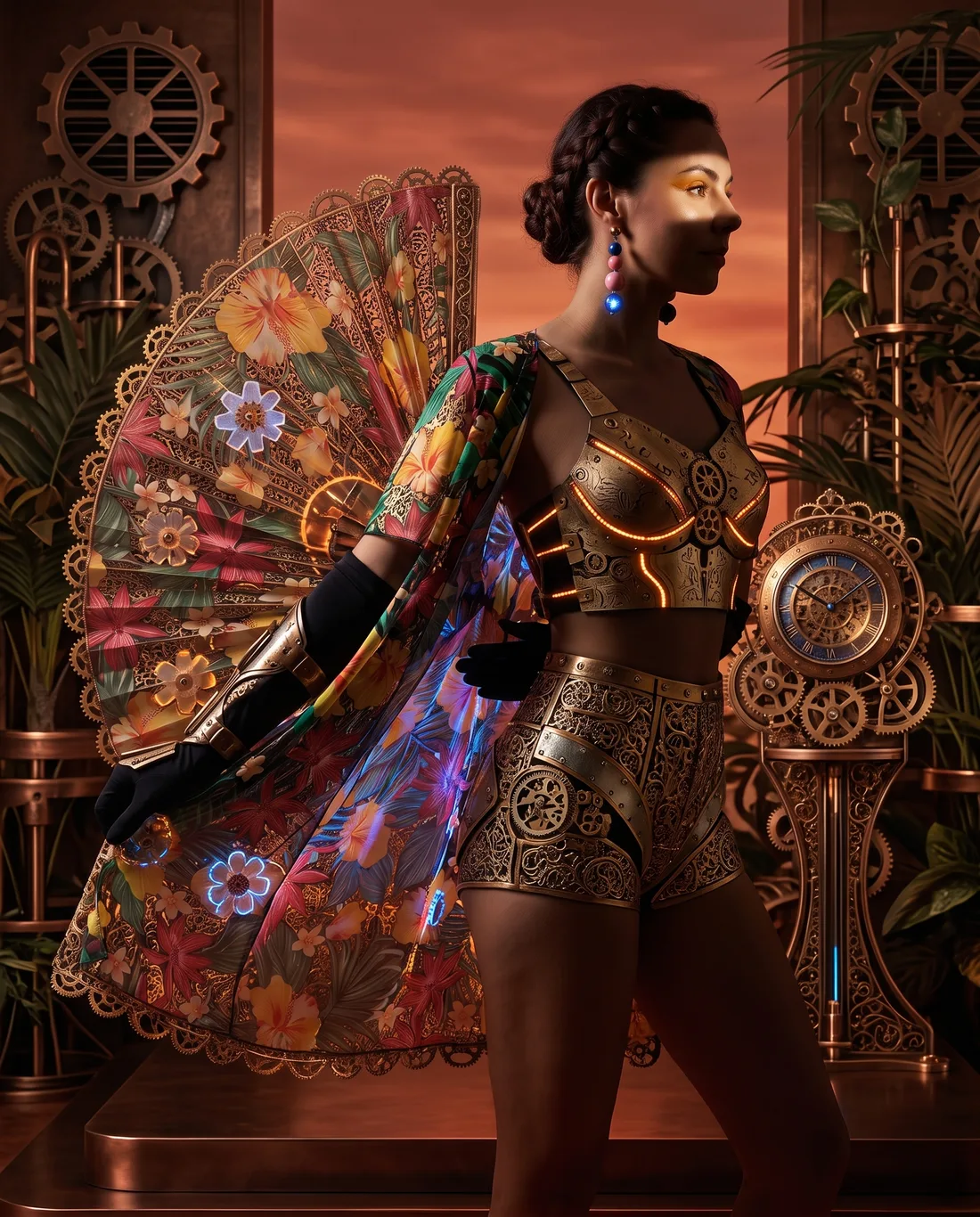 A polished, richly detailed fashion image generated with Nano Studio Pro
