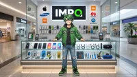 Anime-style character (reference 1) standing…