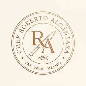 Fresh Hub — chef Alcántara badge emblem