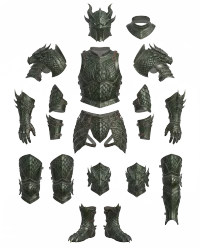 Create a set of armor pieces full parts for a… (cutout)