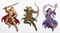 Using this style create 3 heroes alternate…