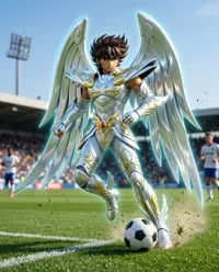 [Image 1] him playing soccer Output the image at…