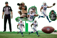 Layer sheet 1/1 — Colts players celebrating touchdown run (cutout)