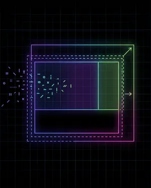 Neon digital math interface design