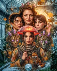 Steampunk winter fantasy gathering