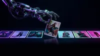 Cybernetic robotic arm curation of fashion photography