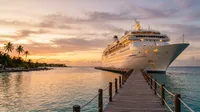 Commercial travel photography hero shot: a large…