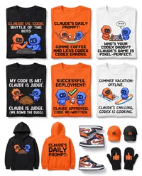 Claude AI branded merchandise collection catalog