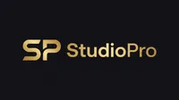 Golden StudioPro metallic brand logo