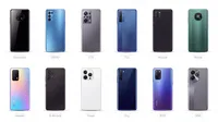 Smartphone brand collection product showcase