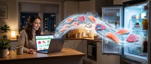 Digital groceries flow into home refrigerator