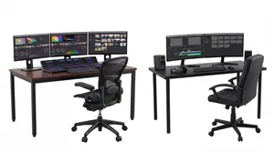 Side by side video editing workstations