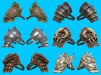 Make different shoulder armor parts for left…