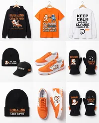 Claude branded tech apparel and accessories collection