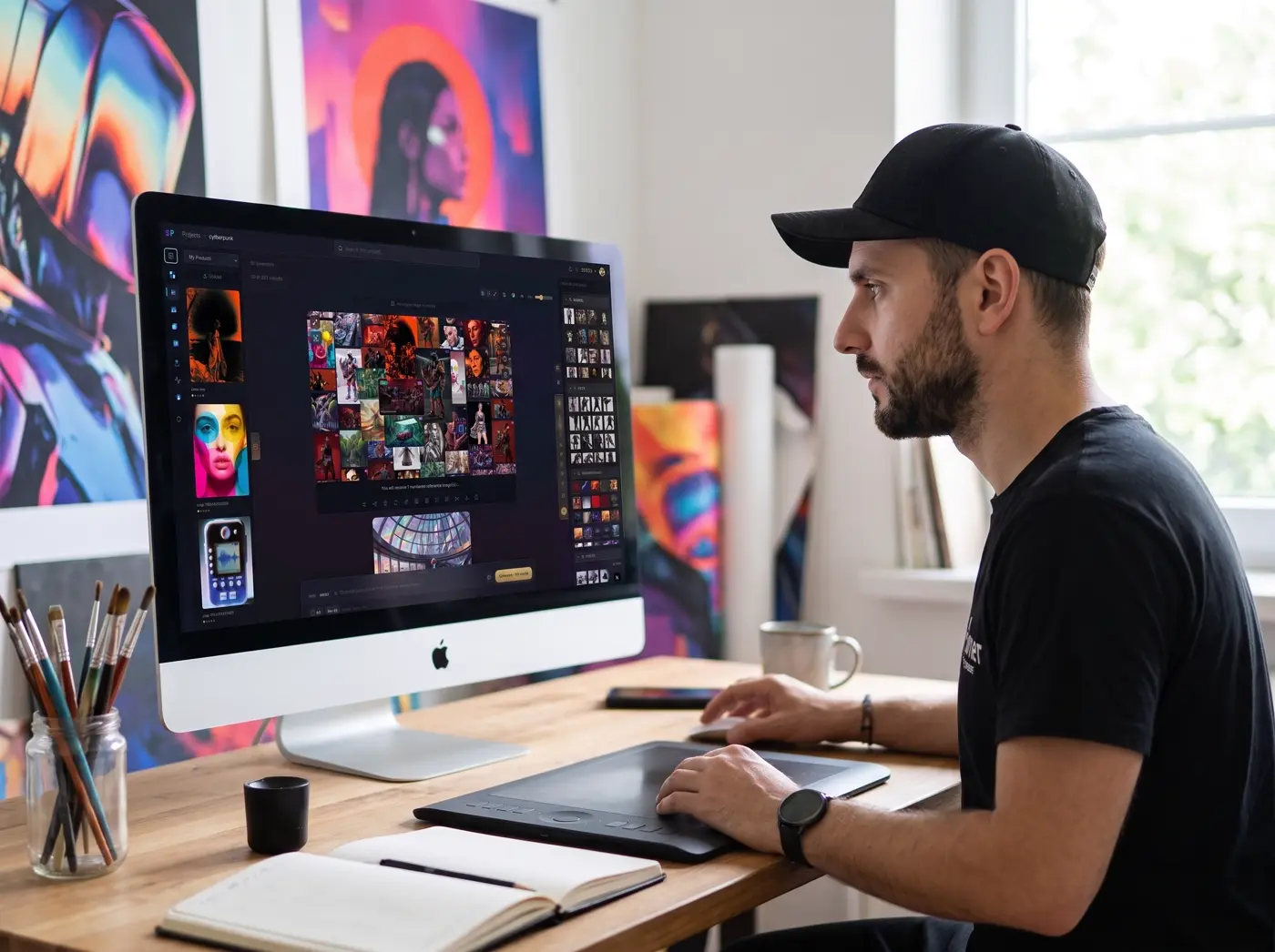 A designer browsing their generated library in Studio Pro